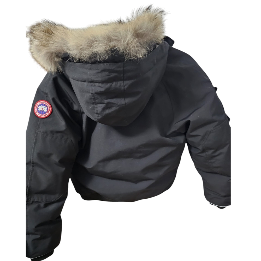CANADA GOOSE Youth Rundle Bomber with fur - Picture 2 of 3